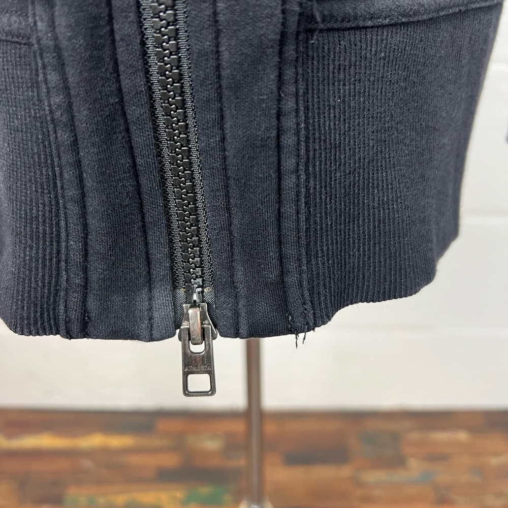 Athleta zip up hoodie jacket Longline Black size Small - Picture 7 of 8